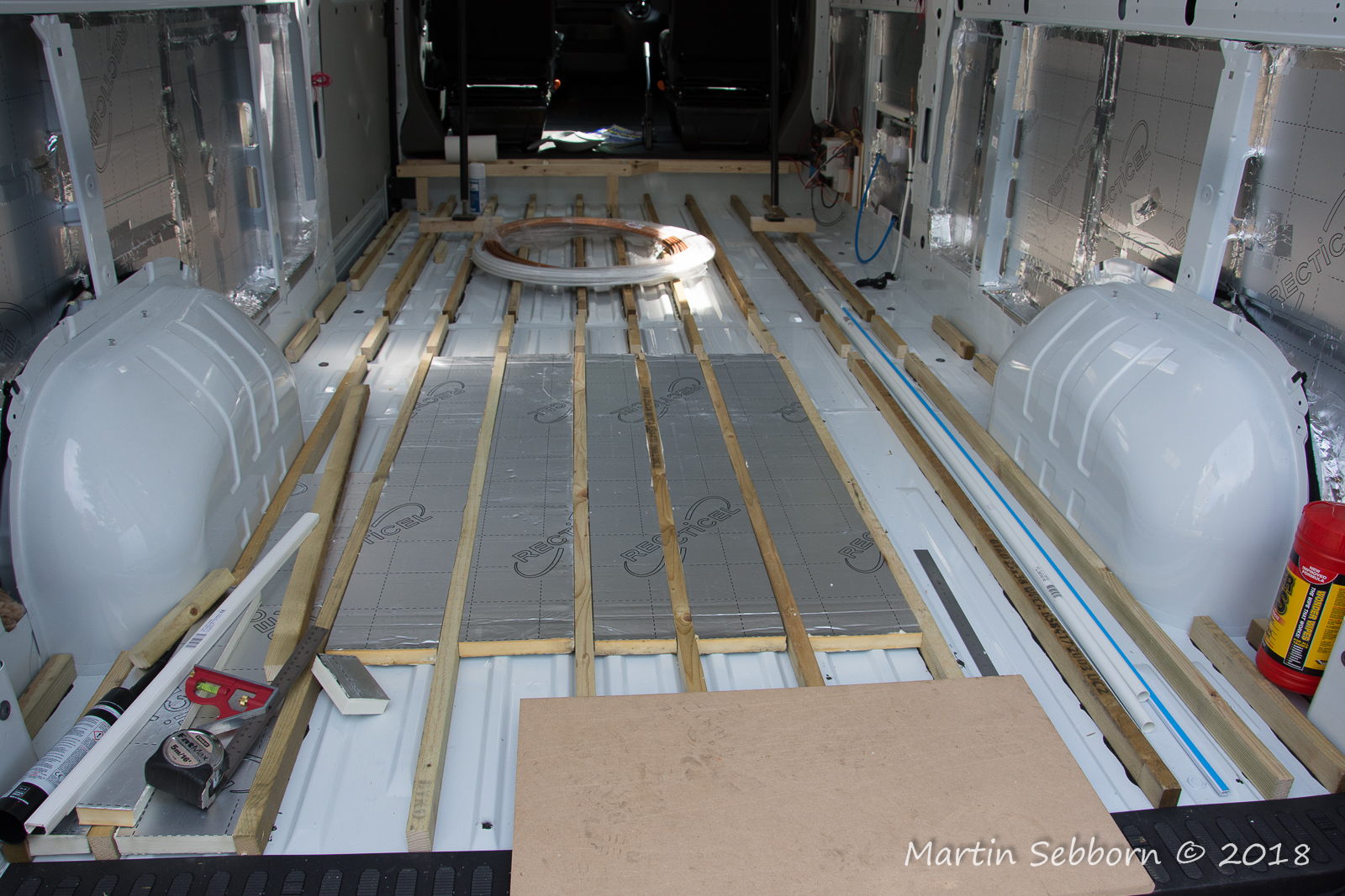 Starting to insulate