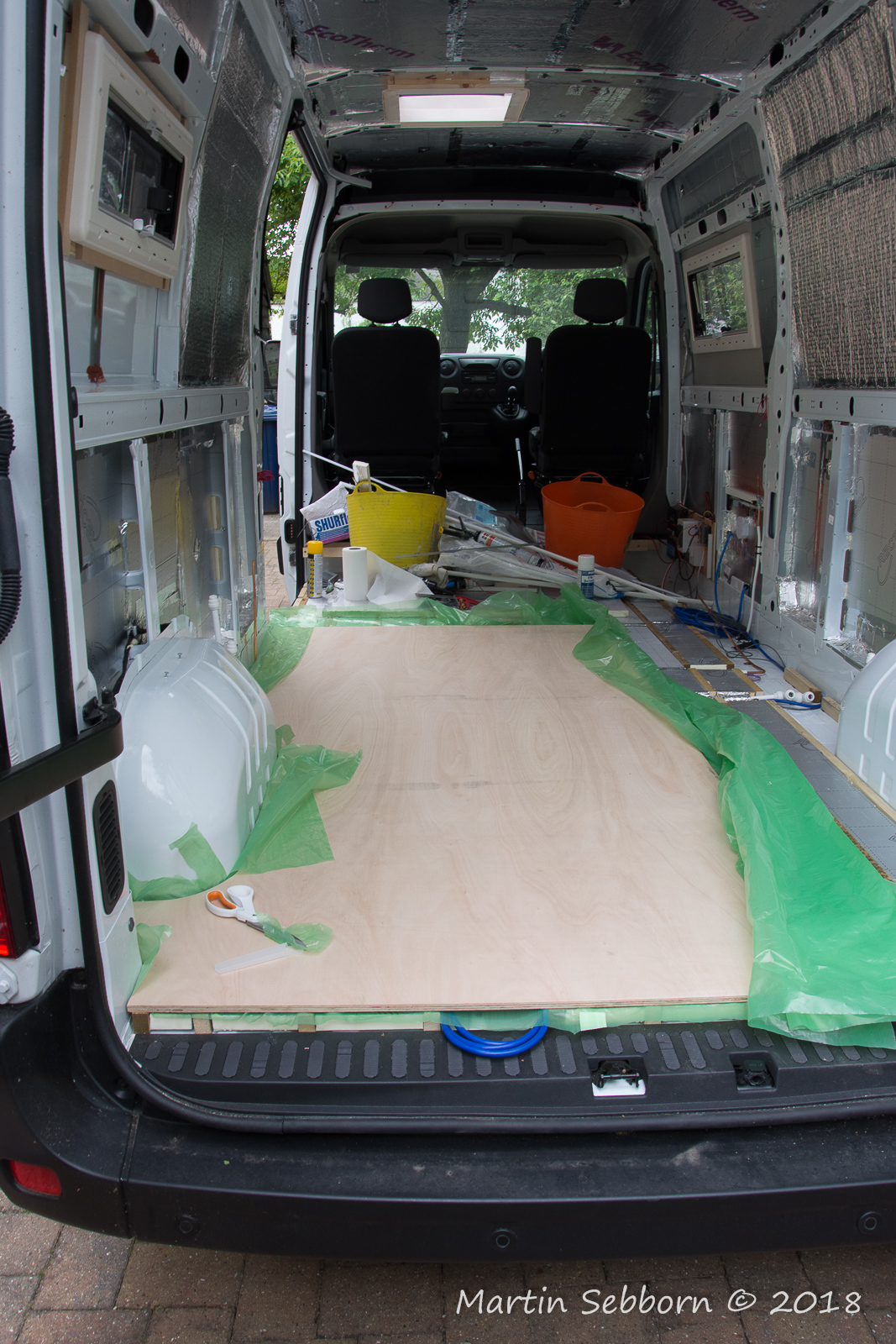 Fitting the first board