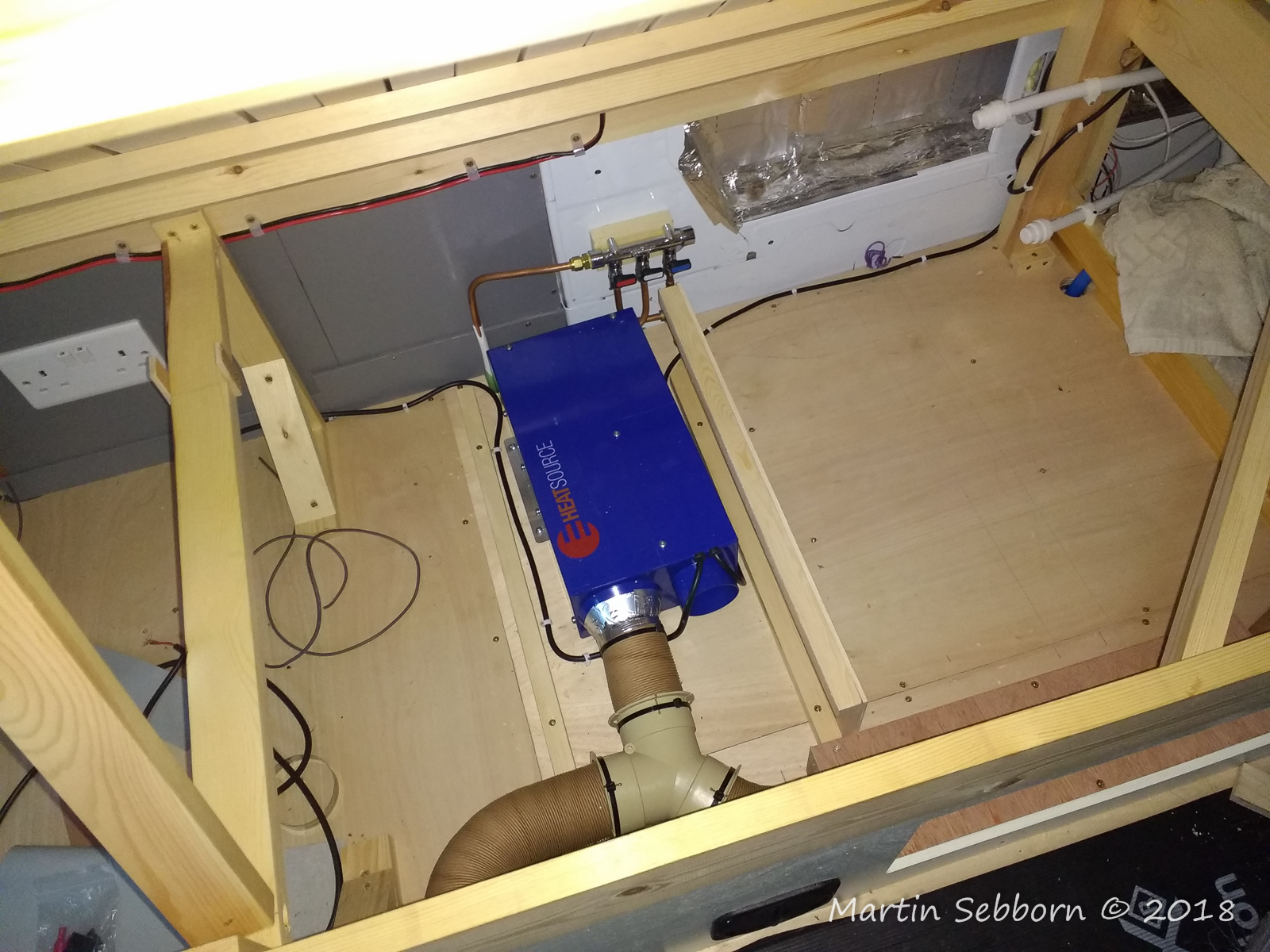 Propex heater in place