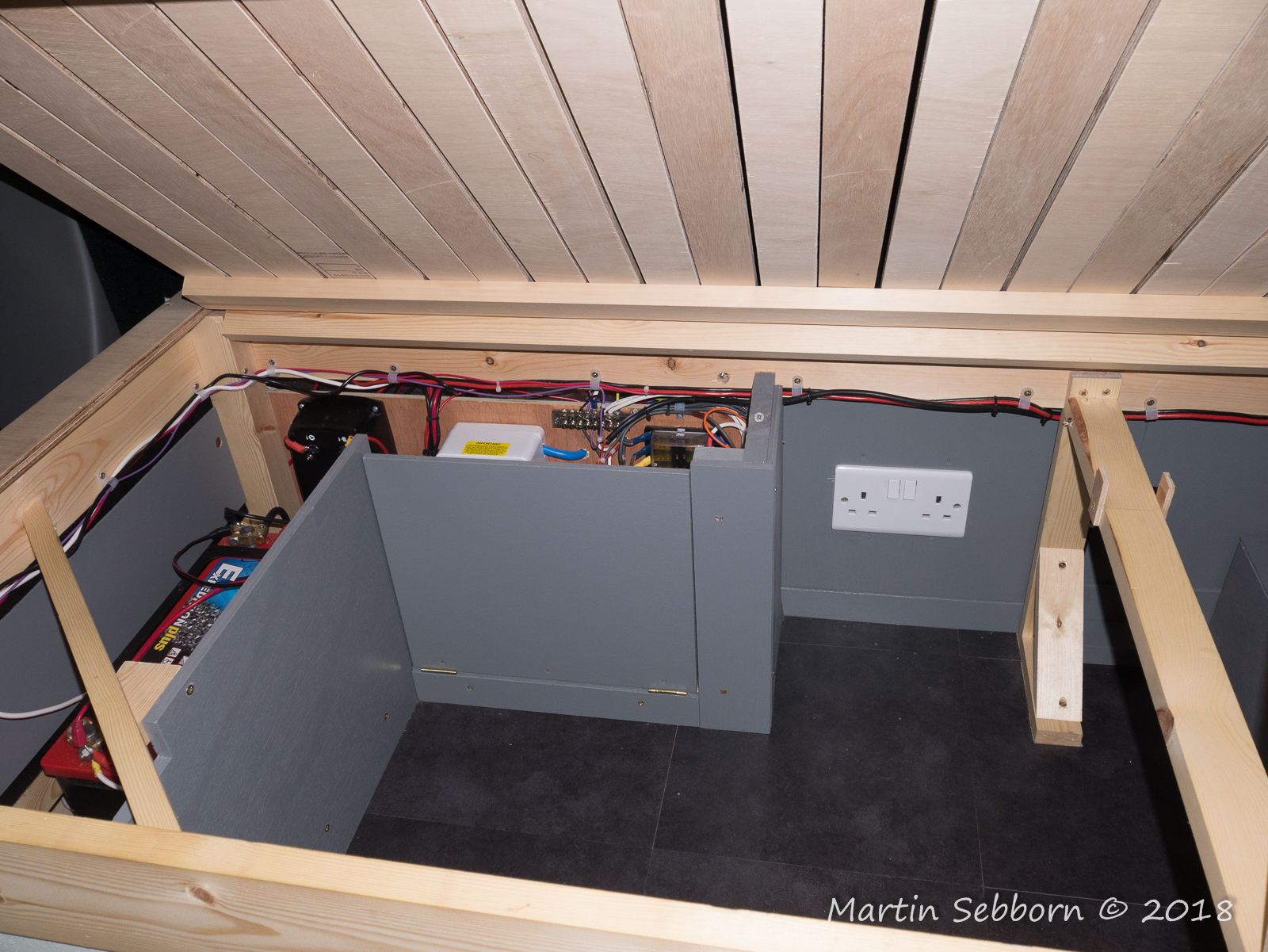 Electrics boxed in